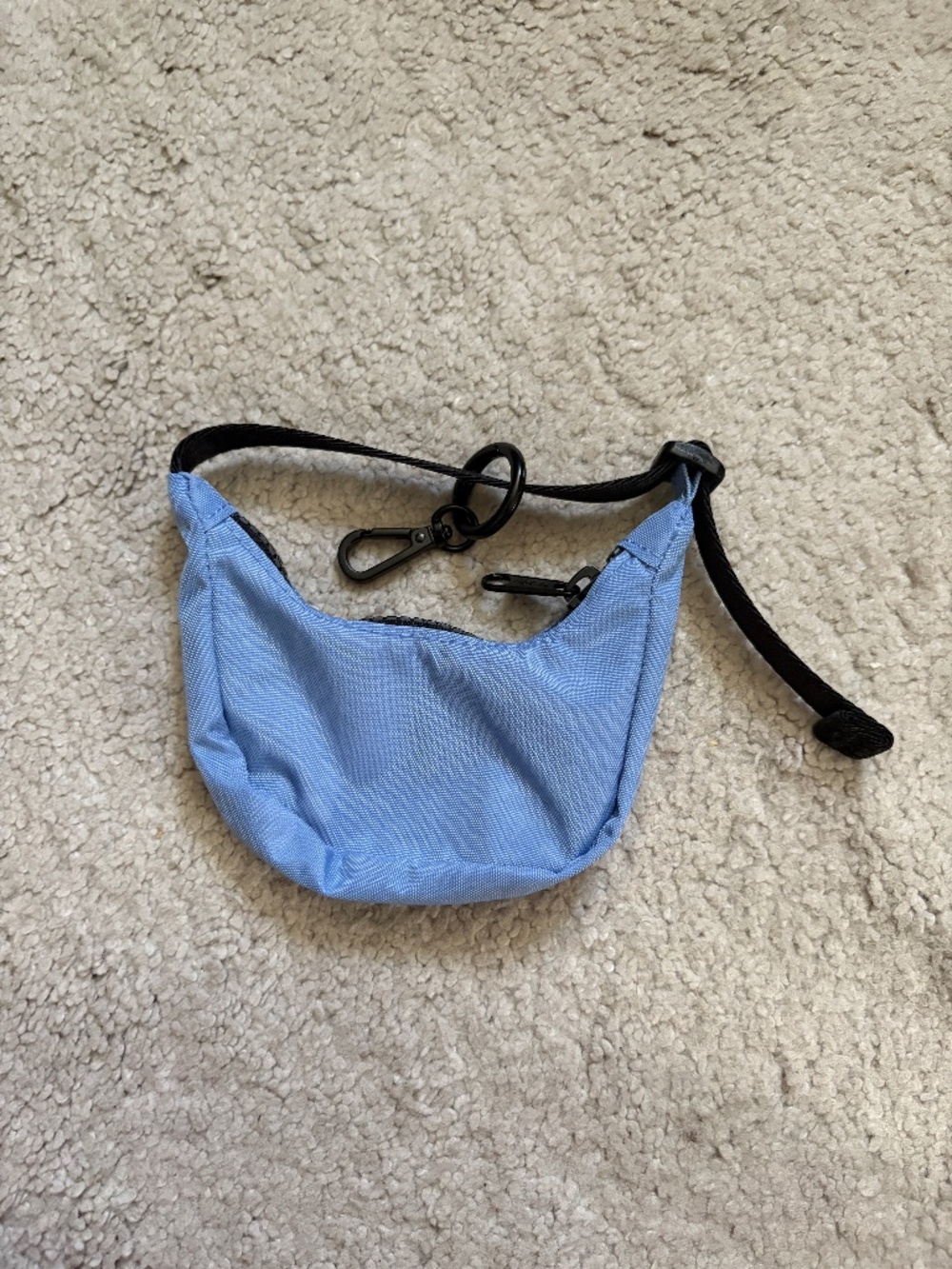 RARE CORNFLOWER BAGGU CRESCENT CHARM NWOT
